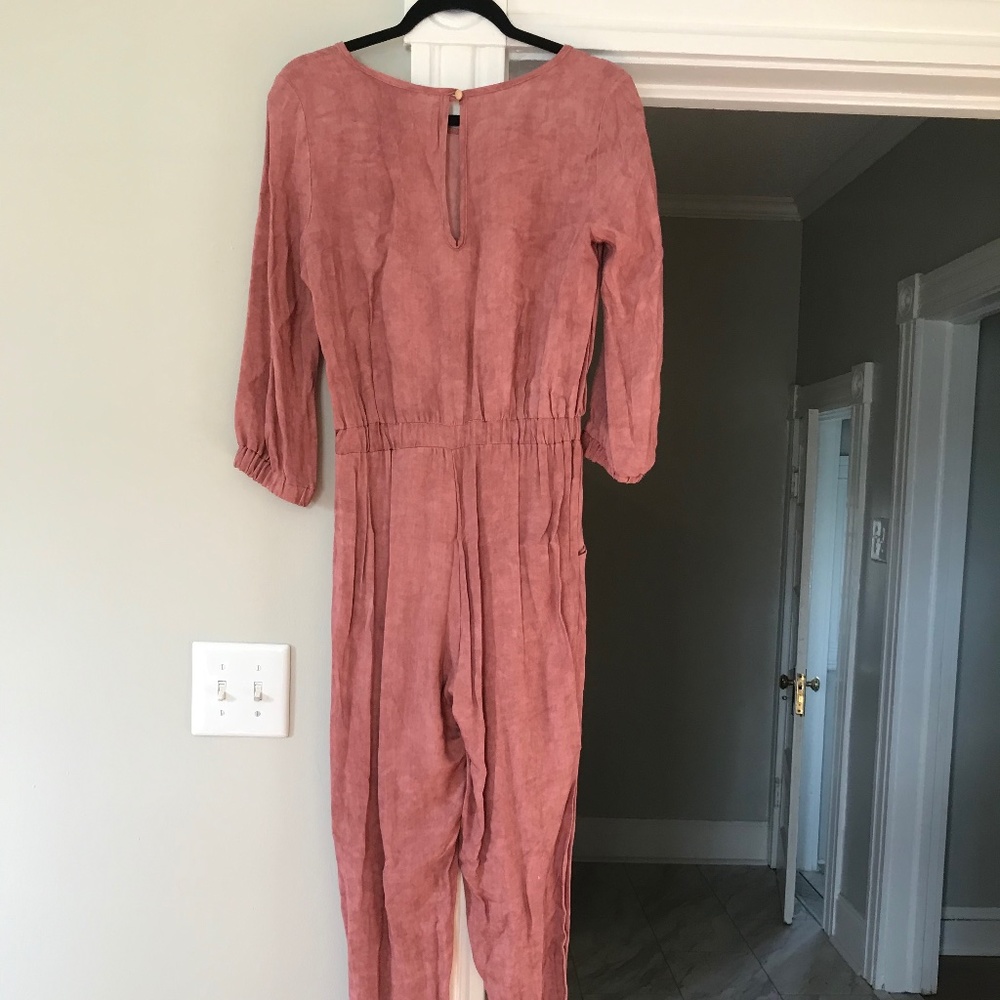 Salmon Jumper w/ Elastic Waist